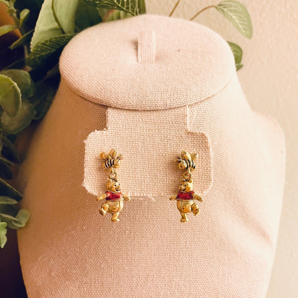Vintage Winnie the Pooh Earrings